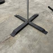 Chân cờ phướn chữ X chất liệu thép