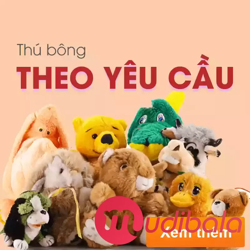 Sản xuất thú bông theo yêu cầu