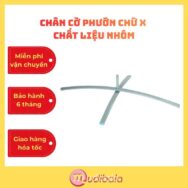 Chân Cờ Phướn Chữ X Nhôm – Gọn Nhẹ