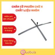 Chân Cờ Phướn Chữ X Nhôm – Gọn Nhẹ