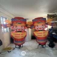 Mô Hình Bơm Hơi Thần Tài – Thu Hút Khách Hàng