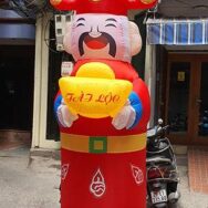 Mô Hình Bơm Hơi Thần Tài – Thu Hút Khách Hàng