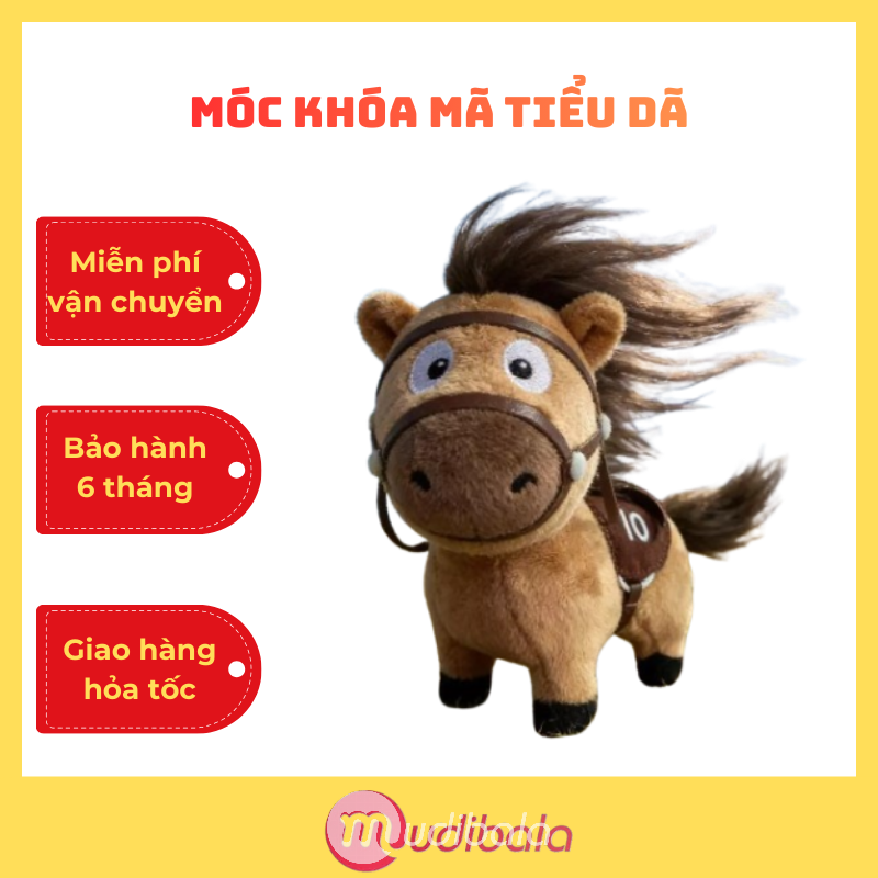 Móc Khóa Ngựa Bông Mã Tiểu Dã – Phụ Kiện Dễ Thương, Quà Tặng Ý Nghĩa Do Xưởng ZoZo Sản Xuất