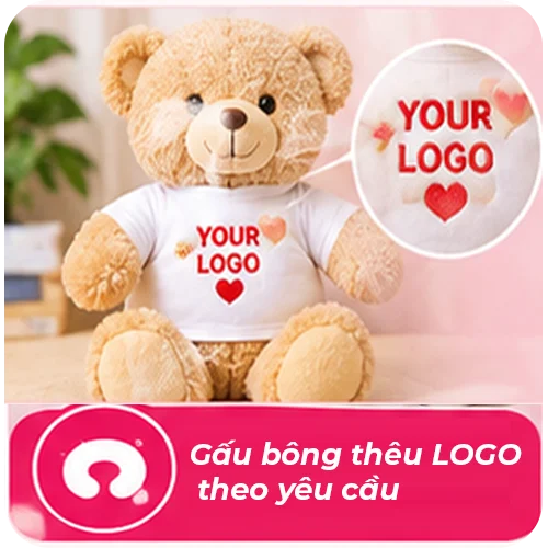 Thú Bông In – Thêu Logo